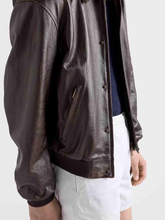26FW 프라다 가죽 자켓 UPW62216ILSOOOF0003 DARK BROWN - PRADA