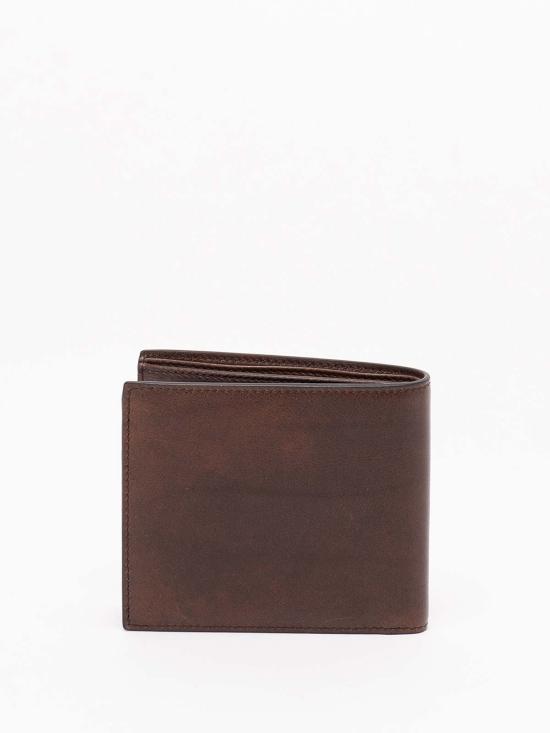 26FW 프라다 앤티크 가죽 반지갑 앤티크 가죽 반지갑 2MO5132ZQ6F0324 BROWN - PRADA