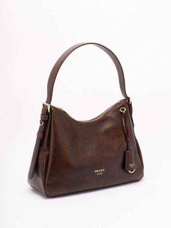 26FW 프라다 숄더백 1BC3012ZRNVLEYF0324 BROWN - PRADA