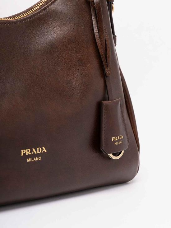 26FW 프라다 숄더백 1BC3012ZRNVLEYF0324 BROWN - PRADA