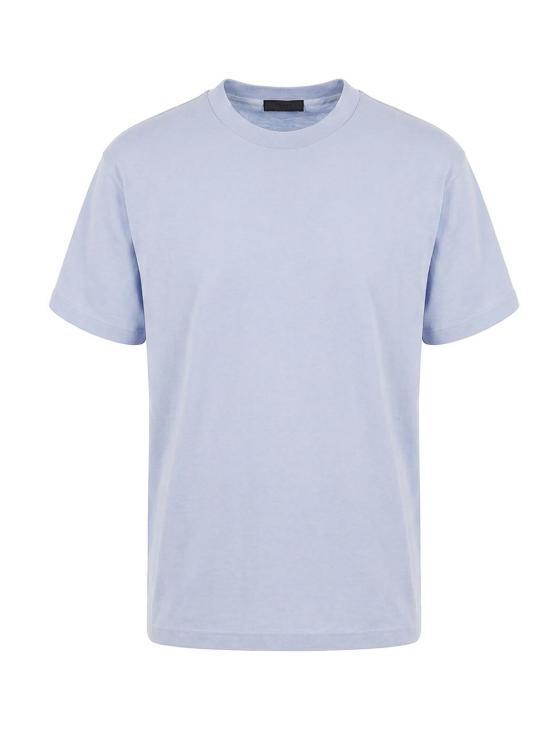 26FW 프라다 반팔 티셔츠 UJN21A6341SOOOF0012 LIGHT BLUE