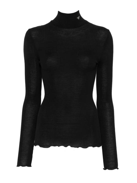 26FW 프라다 반팔 티셔츠 397006080SOOOF0002 BLACK