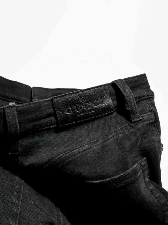 26FW 구찌 스트레이트 팬츠 865596XDDHR1000 BLACK - GUCCI