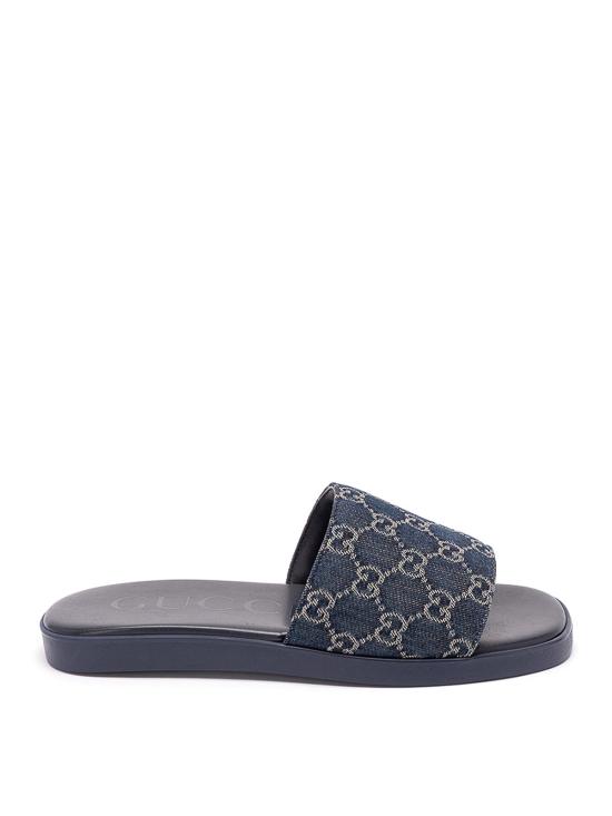 26FW 구찌 슬라이드 샌들 슬리퍼 슬라이드 샌들 슬리퍼 871685FAF4Y4740 BLUE