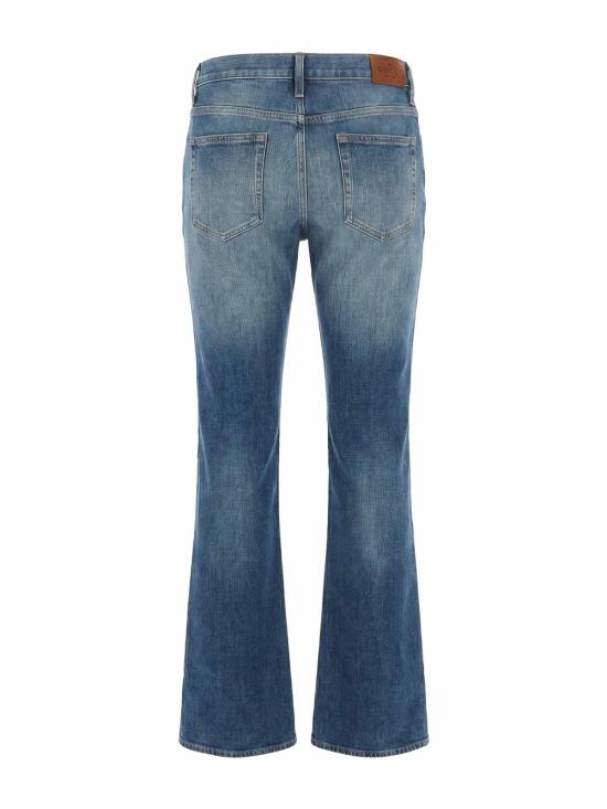 26FW 구찌 스트레이트 팬츠 872605XDDHB4011 BLUE - GUCCI