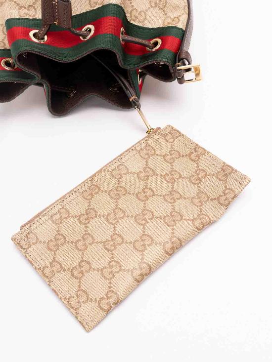 26FW 구찌 베니스 GG 캔버스 미니 버킷백 베니스 GG 캔버스 미니 버킷백 A002GWFAF798547 BEIGE - GUCCI