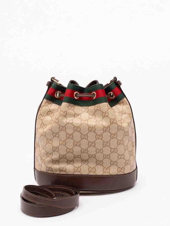 26FW 구찌 베니스 GG 캔버스 미니 버킷백 베니스 GG 캔버스 미니 버킷백 A002GWFAF798547 BEIGE - GUCCI