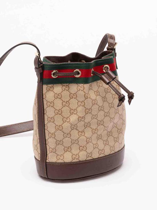 26FW 구찌 베니스 GG 캔버스 미니 버킷백 베니스 GG 캔버스 미니 버킷백 A002GWFAF798547 BEIGE - GUCCI