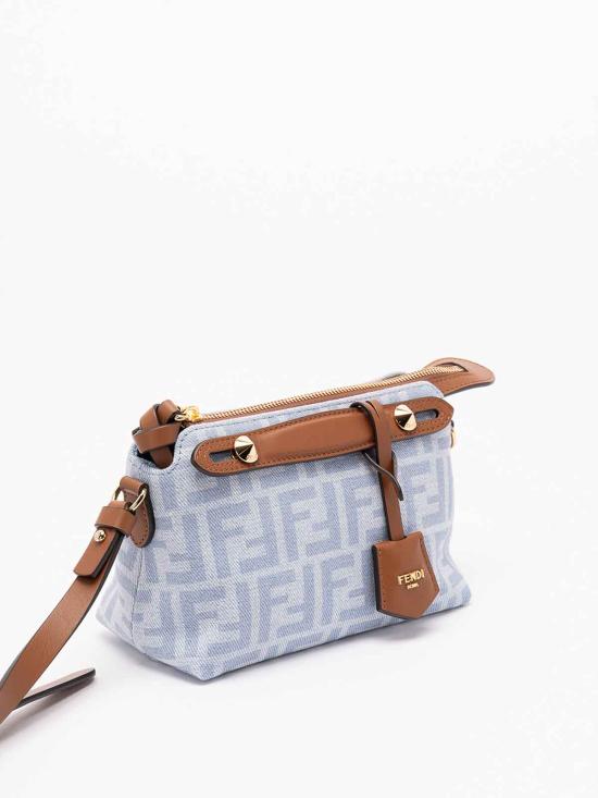 26FW 펜디 바이 더 웨이 소프트 FF 데님 미니백 8BS098AY6QF1WM6 DENIM - FENDI