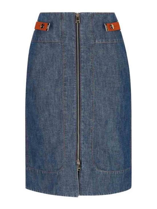 26FW 펜디 데님 스커트 FLQ609AW8HF0QB0 DARK BLUE