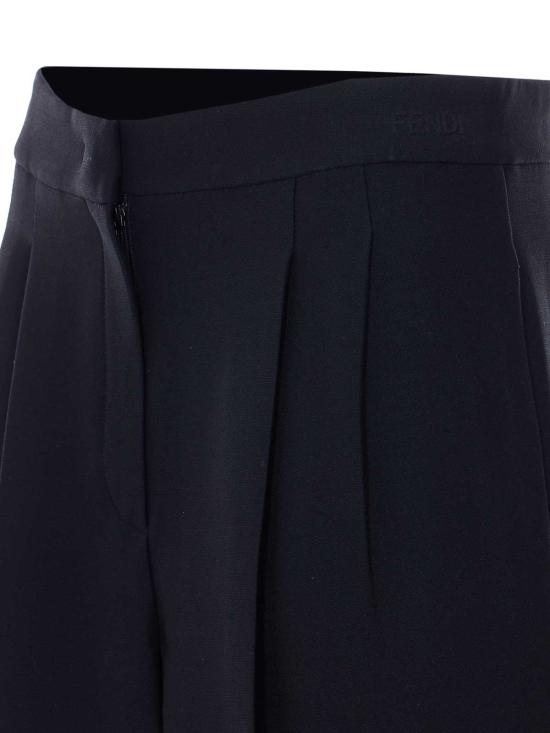 26SS 펜디 스트레이트 팬츠 FR6678AC4GF0GME BLACK - FENDI