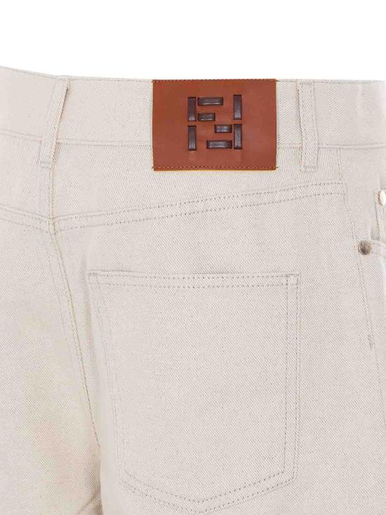 26SS 펜디 스트레이트 팬츠 FLP882AOHVF1W0T WHITE - FENDI