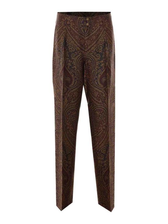 26FW 에트로 스트레이트 팬츠 WREA008899TJB1BS9885 BROWN