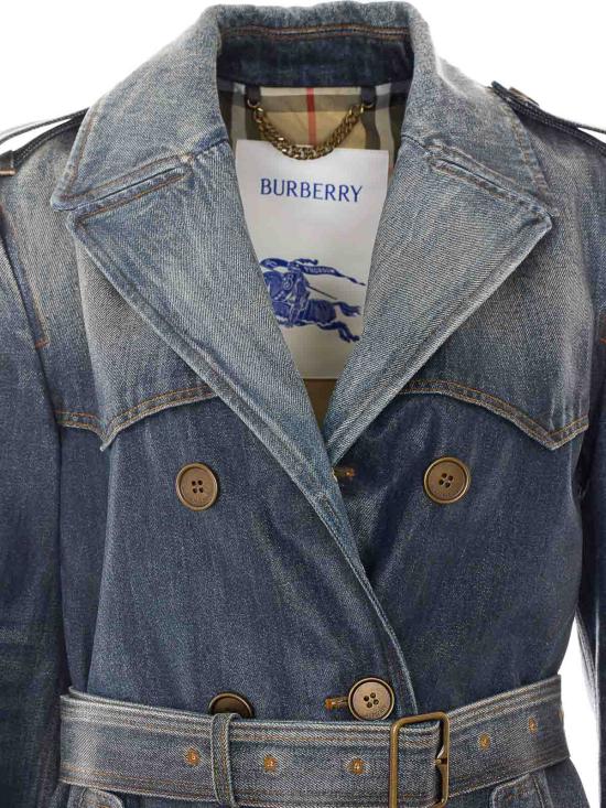 26SS 버버리 트렌치 코트 8126363 BLUE - BURBERRY