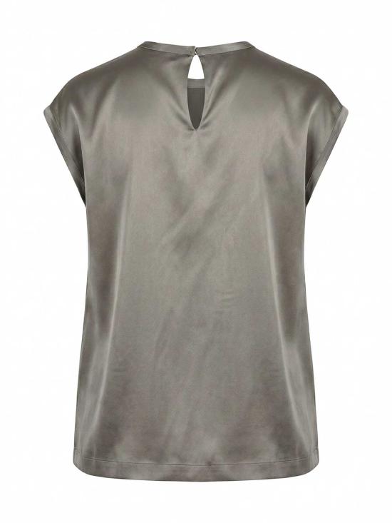 26FW 브루넬로 쿠치넬리 반팔 티셔츠 M0C59B1O10C983 GREY - BRUNELLO CUCINELLI