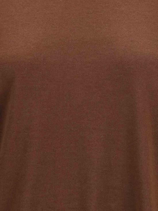 26FW 브루넬로 쿠치넬리 반팔 티셔츠 M13835700C9199 DARK BROWN - BRUNELLO CUCINELLI