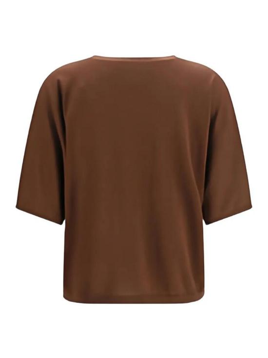26FW 브루넬로 쿠치넬리 반팔 티셔츠 M13835700C9199 DARK BROWN - BRUNELLO CUCINELLI