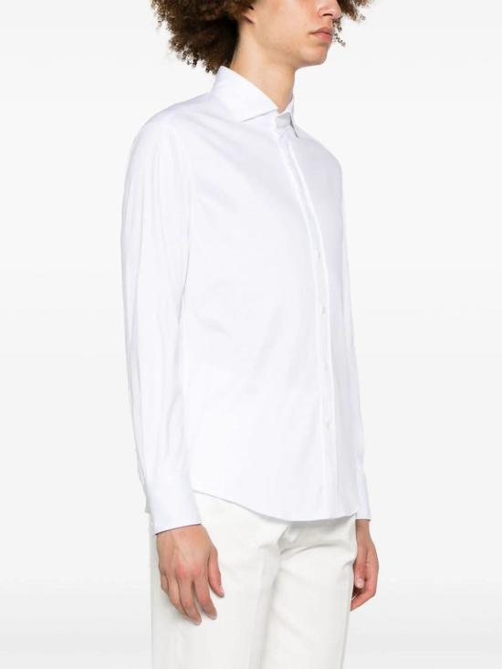 26SS 브루넬로 쿠치넬리 긴팔 셔츠 M0B136686C6159 WHITE - BRUNELLO CUCINELLI