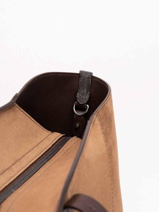 26FW 브루넬로 쿠치넬리 숄더백 MBDLB2571C9773 CAMEL - BRUNELLO CUCINELLI