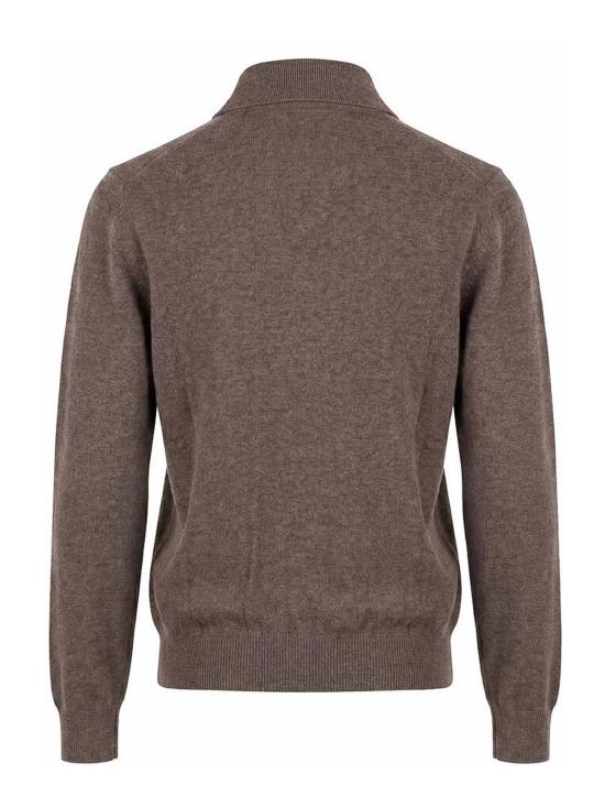 26FW 브루넬로 쿠치넬리 폴로 넥 캐시미어 스웨터 M2200295CU766 GREY - BRUNELLO CUCINELLI