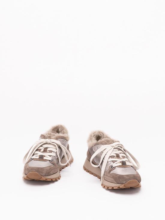 26FW 브루넬로 쿠치넬리 스니커즈 MZSFG3383C8187 SILVER - BRUNELLO CUCINELLI