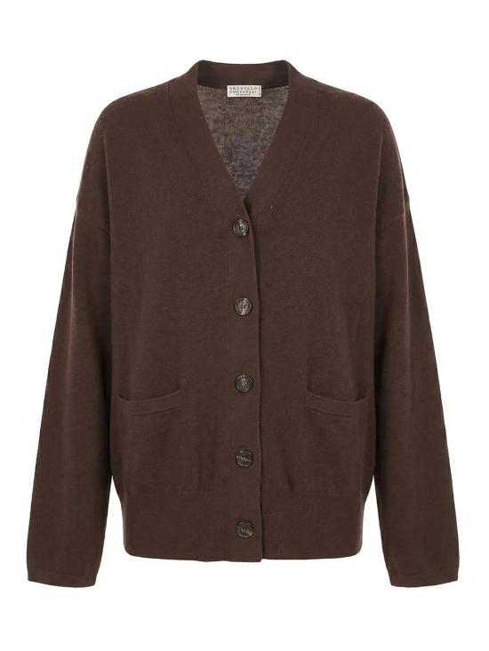 26FW 브루넬로 쿠치넬리 스웨터 M62248106C4211 DARK BROWN