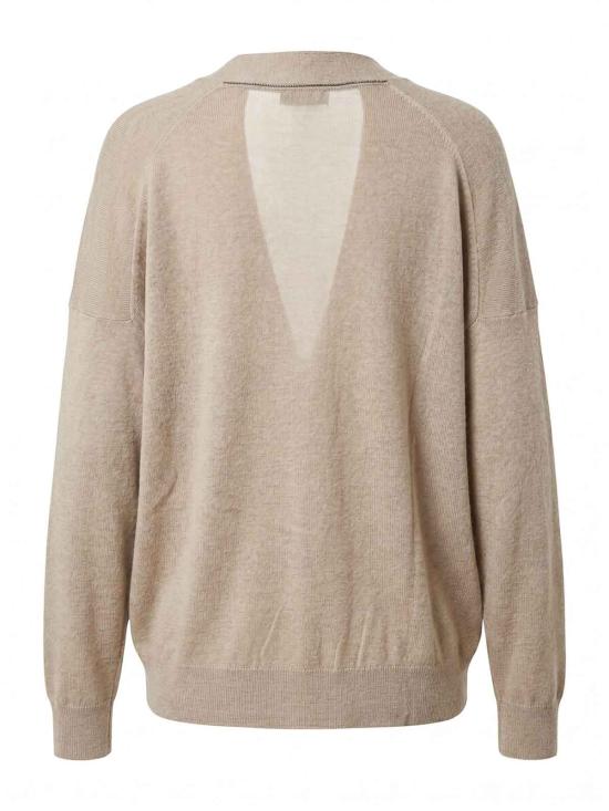 26FW 브루넬로 쿠치넬리 스웨터 M12244406C9991 BEIGE - BRUNELLO CUCINELLI