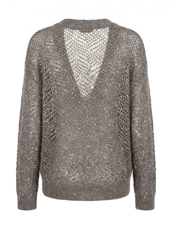 26FW 브루넬로 쿠치넬리 스웨터 MRG562506CQC50 GREY - BRUNELLO CUCINELLI