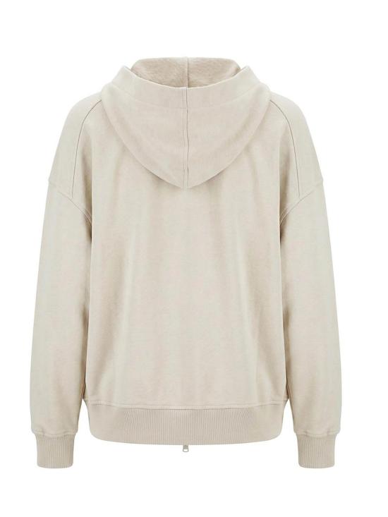 26FW 브루넬로 쿠치넬리 집업 스웨트셔츠 MH827FB706C9815 WHITE - BRUNELLO CUCINELLI