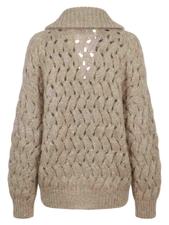 26FW 브루넬로 쿠치넬리 스웨터 MNT347516CMG59 BEIGE - BRUNELLO CUCINELLI