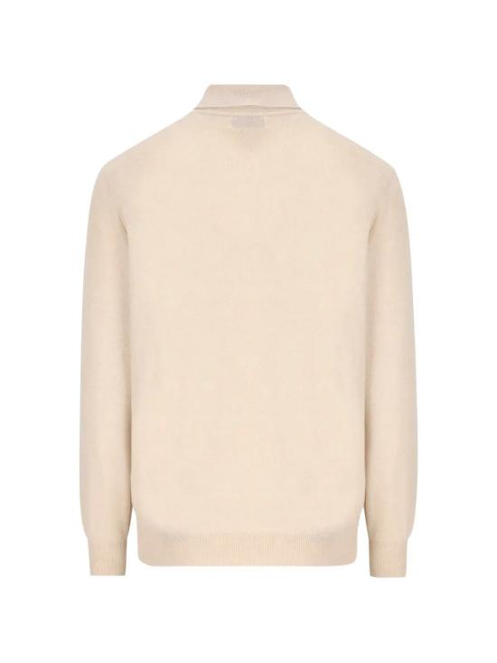 26FW 브루넬로 쿠치넬리 폴로 넥 캐시미어 스웨터 M2200295CFV79 BEIGE - BRUNELLO CUCINELLI