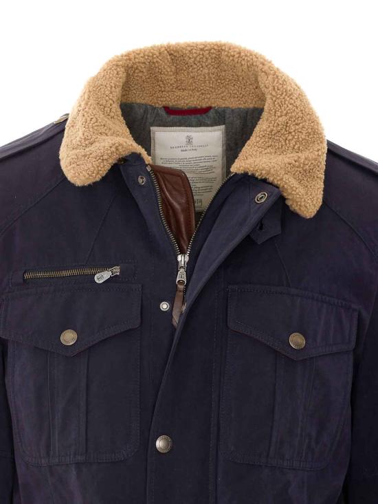 26FW 브루넬로 쿠치넬리 자켓 MG5456001CTM45 BLUE - BRUNELLO CUCINELLI