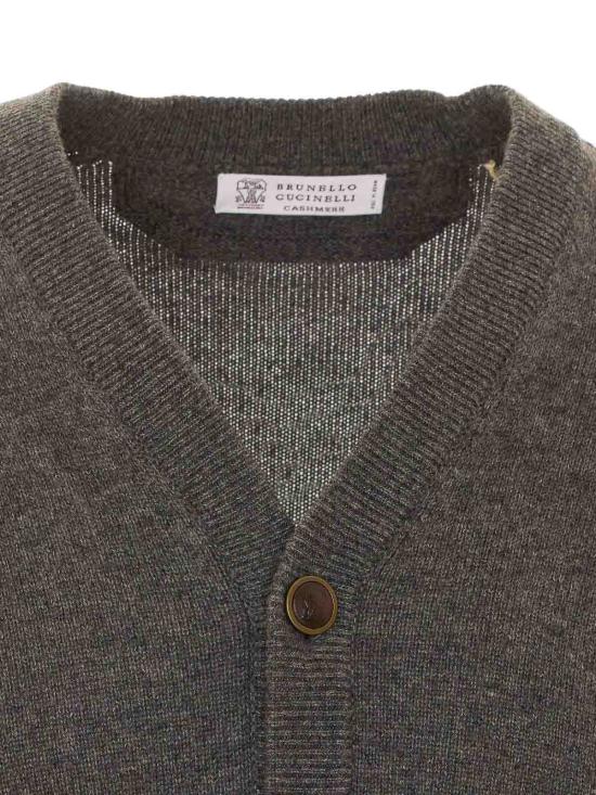 26FW 브루넬로 쿠치넬리 가디건 M22709806C079 GREY - BRUNELLO CUCINELLI
