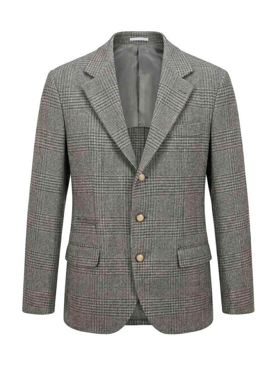26FW 브루넬로 쿠치넬리 수트 자켓 MV4437BTDHC822 DARK GREEN