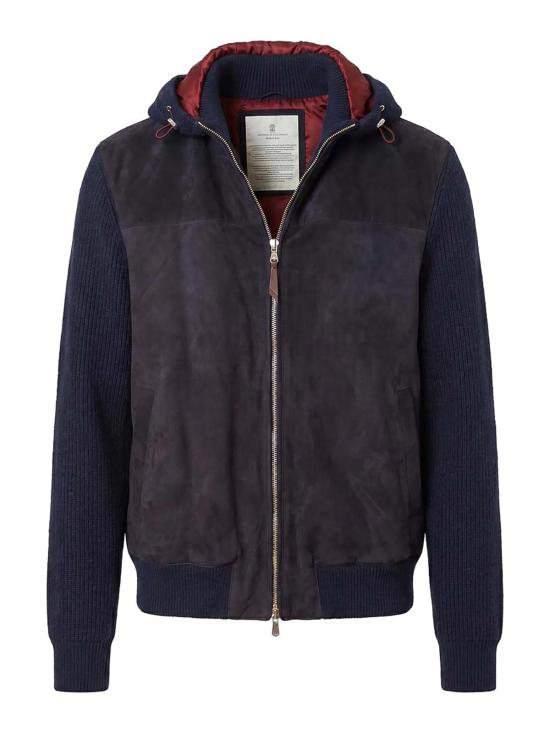 26FW 브루넬로 쿠치넬리 자켓 MPCLF2053CWK69 BLUE