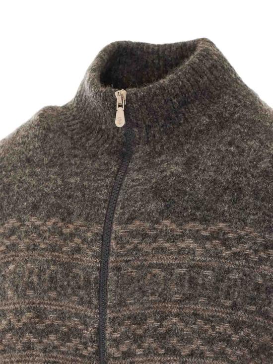26FW 브루넬로 쿠치넬리 집업 니트 MTF710016CTR58 BROWN - BRUNELLO CUCINELLI