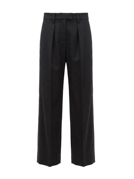 26FW 브루넬로 쿠치넬리 스트레이트 팬츠 MD001P9350C101 BLACK