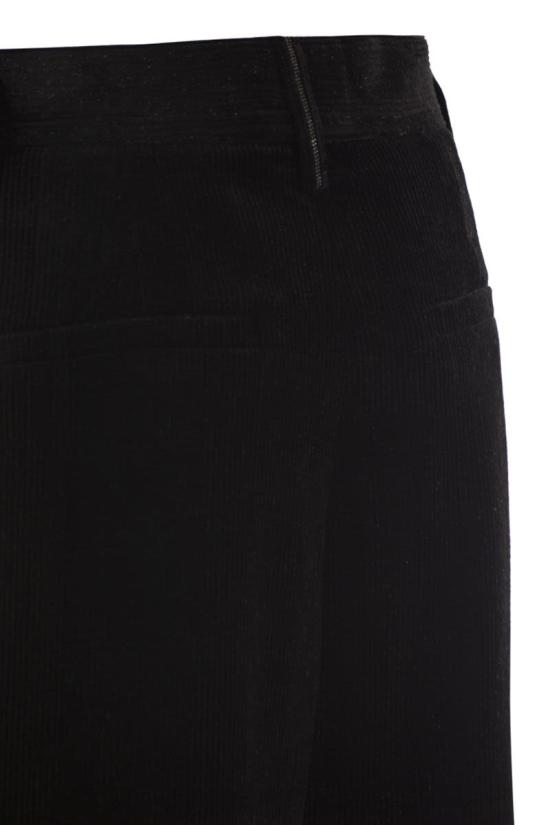 26FW 브루넬로 쿠치넬리 스트레이트 팬츠 MG568P8884C101 BLACK - BRUNELLO CUCINELLI