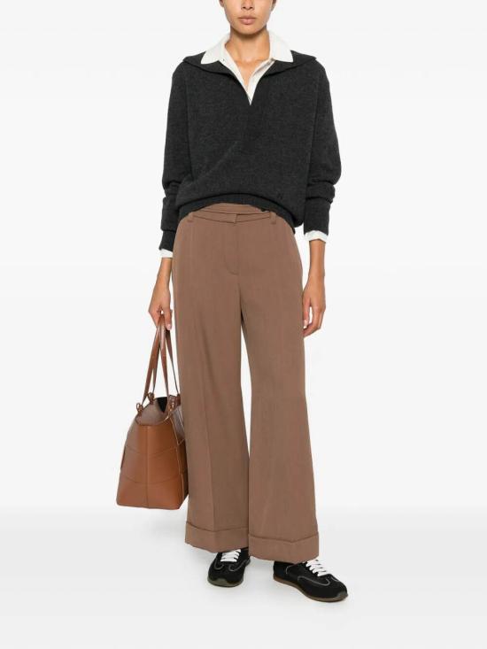 26FW 브루넬로 쿠치넬리 스트레이트 팬츠 MG548P9291C832 RED - BRUNELLO CUCINELLI