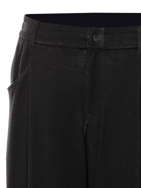 26FW 브루넬로 쿠치넬리 스트레이트 팬츠 MD828B2B99C9185 BLACK - BRUNELLO CUCINELLI