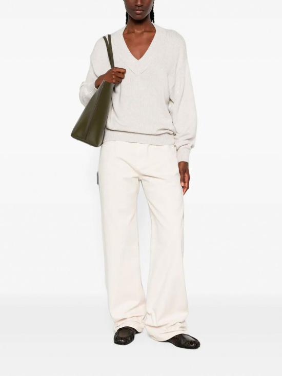 26FW 브루넬로 쿠치넬리 컨템포러리 루즈 데님 팬츠 M0H81P5568C8739 WHITE - BRUNELLO CUCINELLI