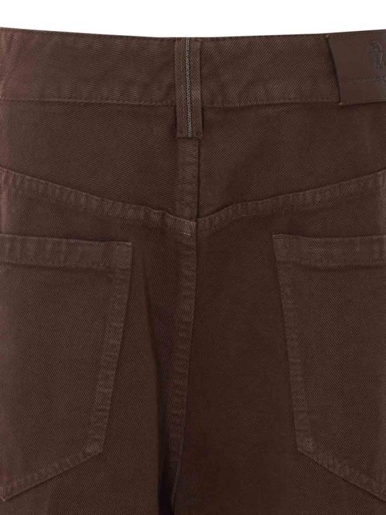 26FW 브루넬로 쿠치넬리 컨템포러리 루즈 데님 팬츠 M0H81P5568C4299 BROWN - BRUNELLO CUCINELLI