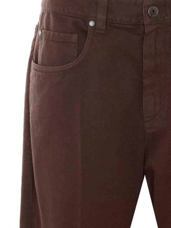 26FW 브루넬로 쿠치넬리 컨템포러리 루즈 데님 팬츠 M0H81P5568C4299 BROWN - BRUNELLO CUCINELLI