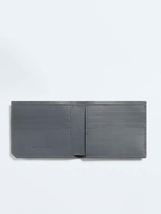 26FW 보테가베네타 인트레치아토 피콜로 바이 폴드 지갑 796966V6PD11263 BLACK - BOTTEGA VENETA