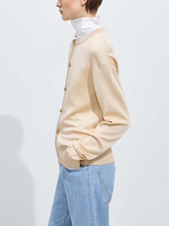 26FW 보테가베네타 스웨터 873930V6MY01331 YELLOW - BOTTEGA VENETA