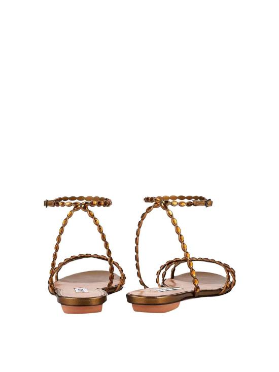 26FW 아쿠아주라 샌들 LSKFLAS0MSKDEE GOLD - AQUAZZURA