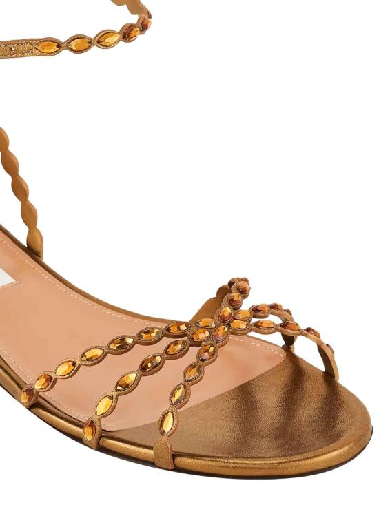 26FW 아쿠아주라 샌들 LSKFLAS0MSKDEE GOLD - AQUAZZURA
