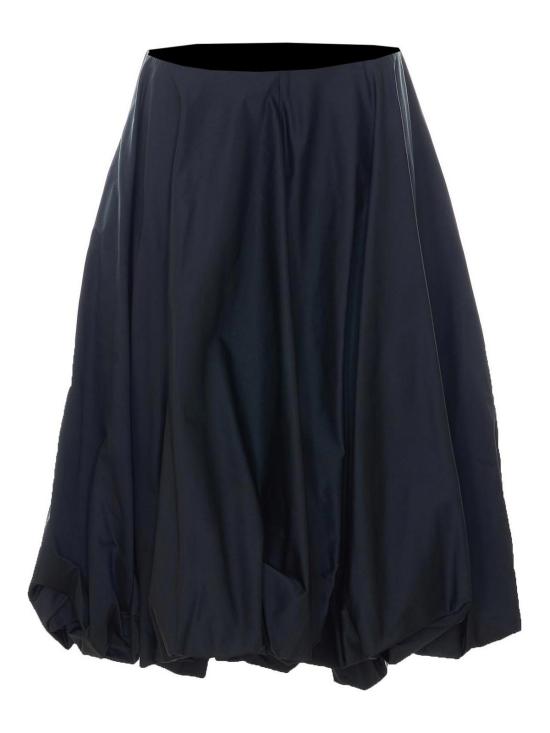 26SS 발렌시아가 미디 스커트 872332TJO611000 BLACK