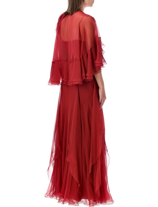26FW 알베르타 페레티 미디 원피스 262U04146615 0142 RED - ALBERTA FERRETTI