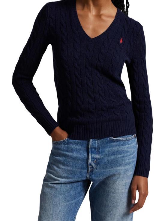 26FW 랄프 로렌 스웨터 211971866 003 NAVY - RALPH LAUREN